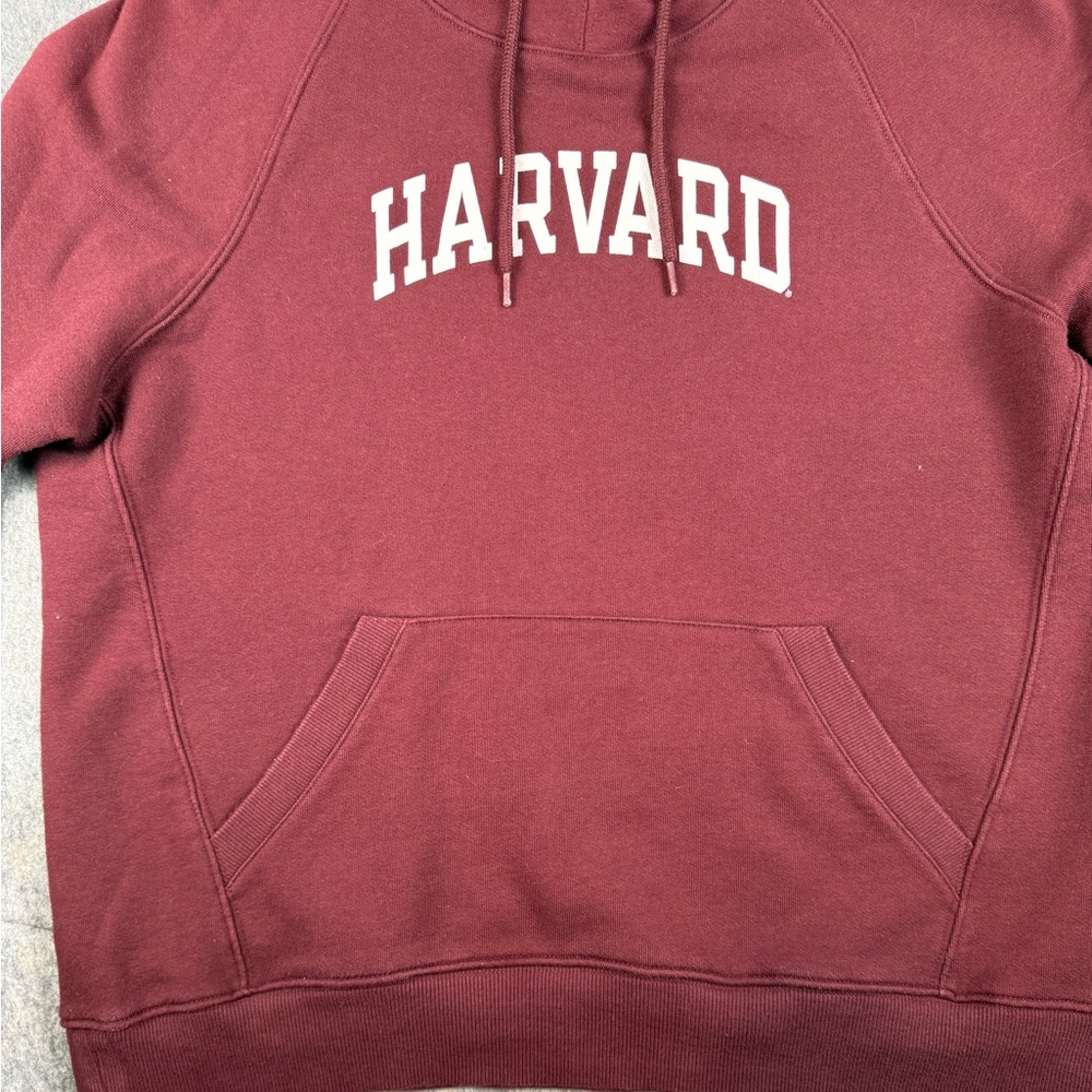 Champion Harvard University Authentic Athletic Wear Hoodie Women's XL‎ Burgundy - Picture 3 of 8